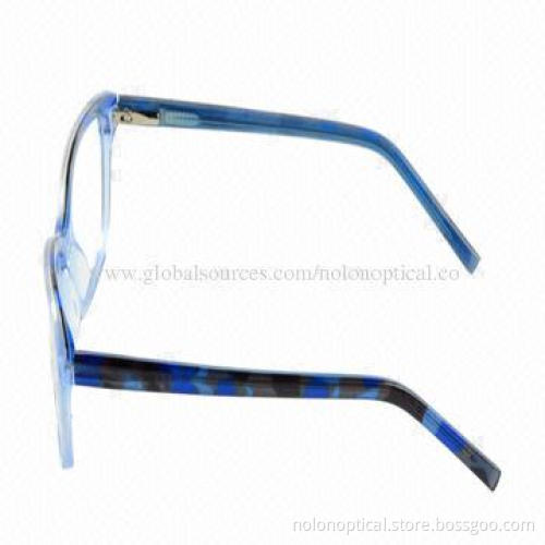 2014 Latest Spring Hinge Acetate Optical Eyeglasses Frame, Customized Logos Available